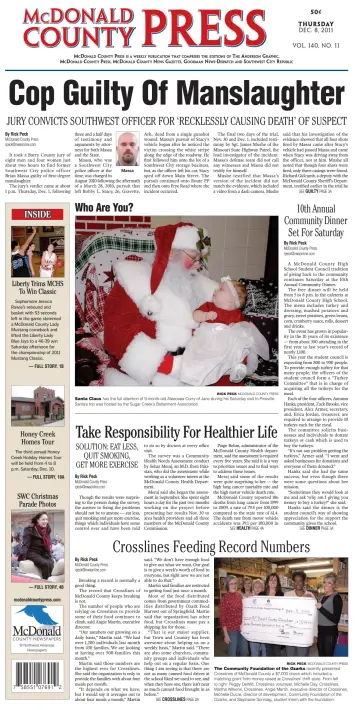 McDonald County Press - 8 Dec 2011