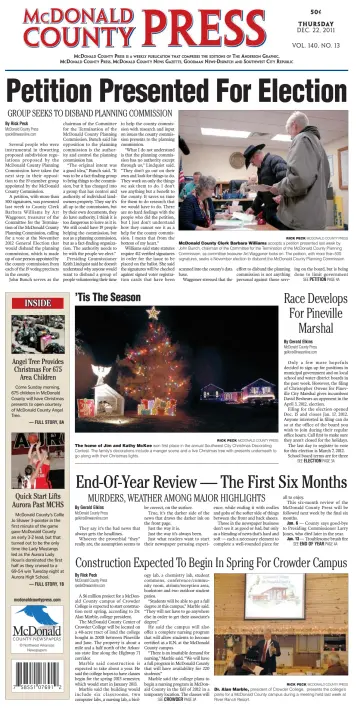 McDonald County Press - 22 Dec 2011