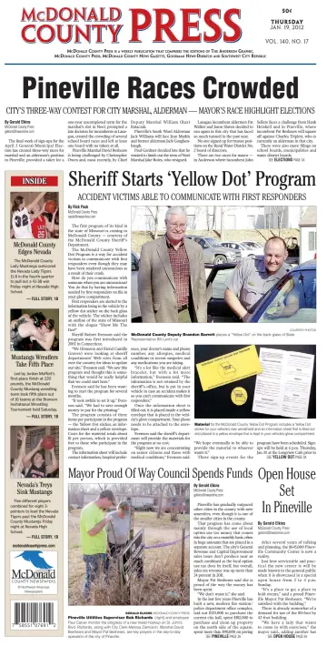 McDonald County Press - 19 Jan 2012