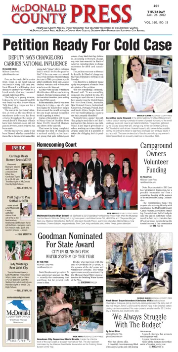 McDonald County Press - 26 Jan 2012