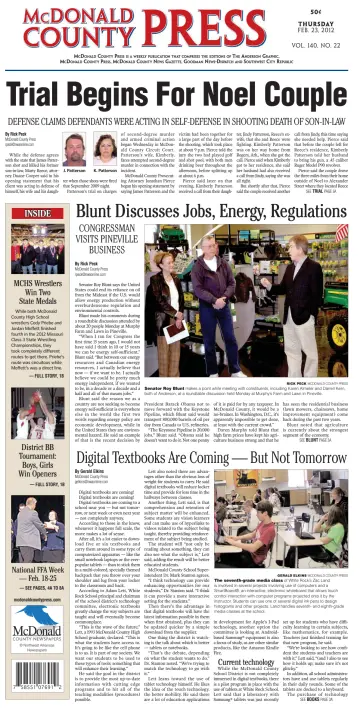 McDonald County Press - 23 Feb 2012