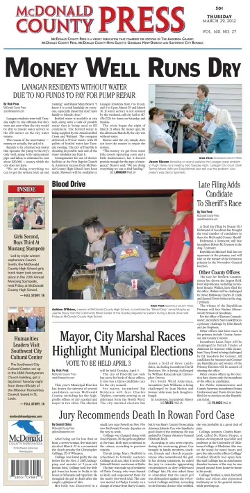 McDonald County Press - 29 Mar 2012