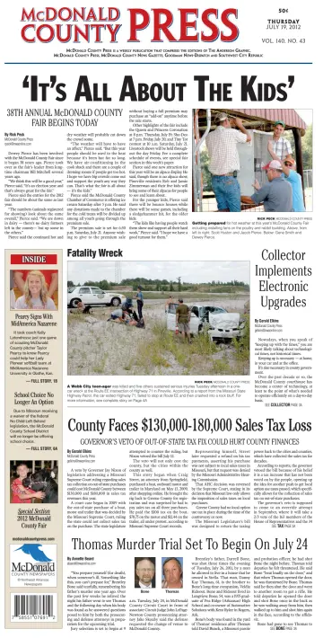 McDonald County Press - 19 Jul 2012