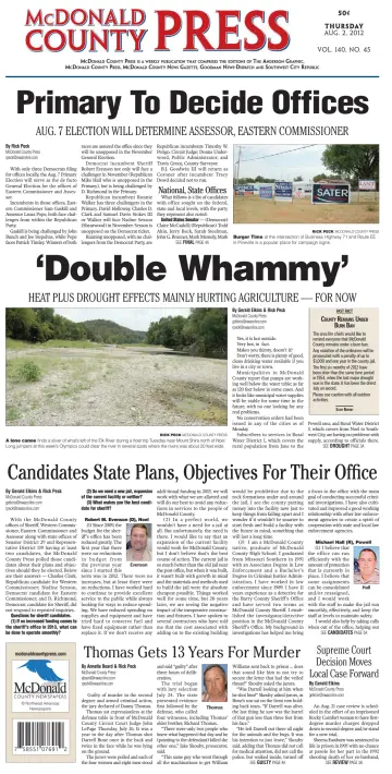 McDonald County Press - 2 Aug 2012
