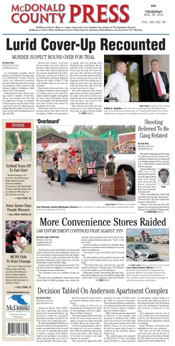 McDonald County Press - 30 Aug 2012