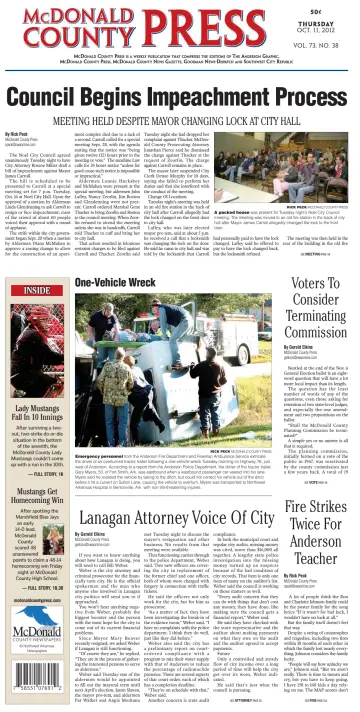 McDonald County Press - 11 Oct 2012