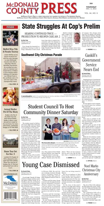 McDonald County Press - 6 Dec 2012