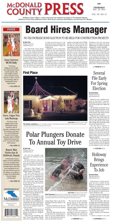McDonald County Press - 20 Dec 2012