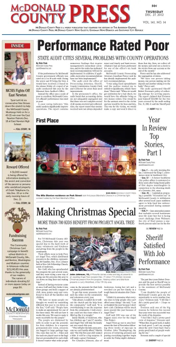 McDonald County Press - 27 Dec 2012