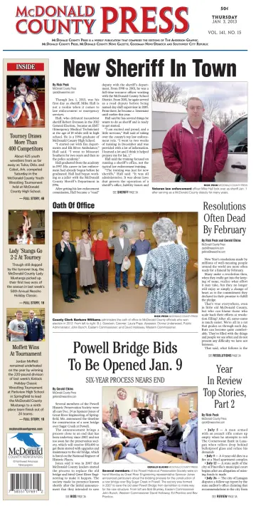 McDonald County Press - 3 Jan 2013