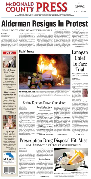 McDonald County Press - 10 Jan 2013