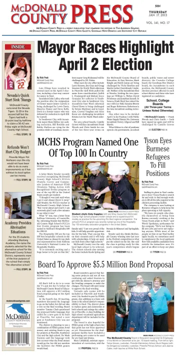 McDonald County Press - 17 Jan 2013