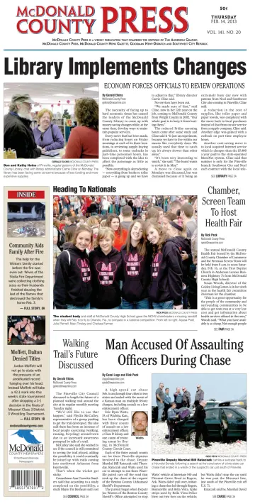 McDonald County Press - 14 Feb 2013