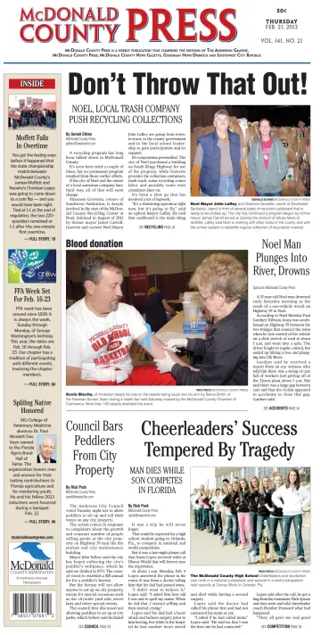 McDonald County Press - 21 Feb 2013