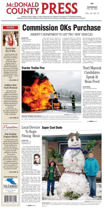 McDonald County Press - 28 Feb 2013