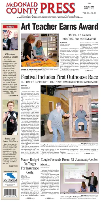 McDonald County Press - 2 May 2013