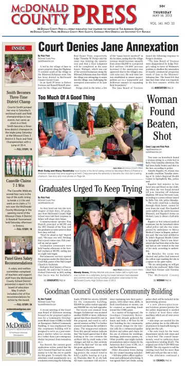 McDonald County Press - 16 May 2013