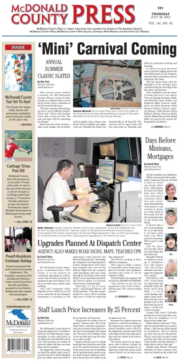 McDonald County Press - 18 Jul 2013