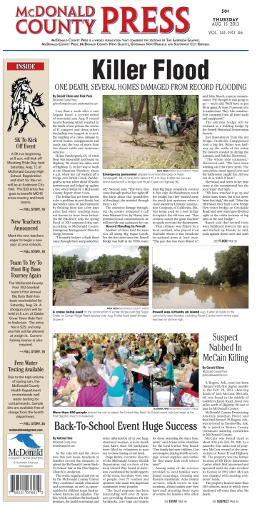 McDonald County Press - 15 Aug 2013