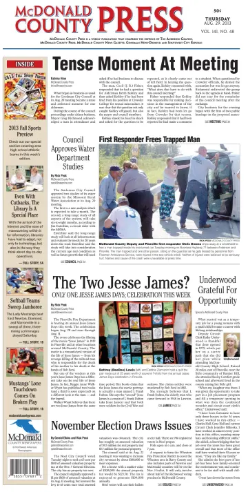 McDonald County Press - 29 Aug 2013