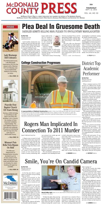 McDonald County Press - 12 Sep 2013