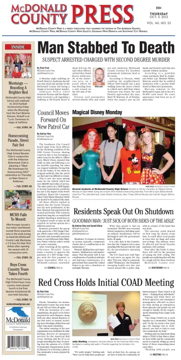 McDonald County Press - 3 Oct 2013