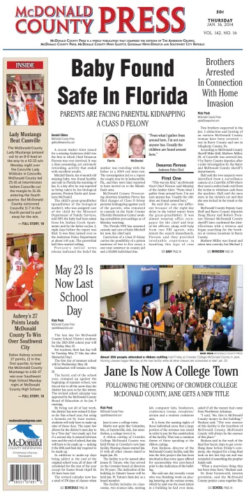 McDonald County Press - 16 Jan 2014