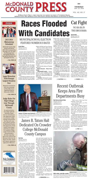 McDonald County Press - 23 Jan 2014