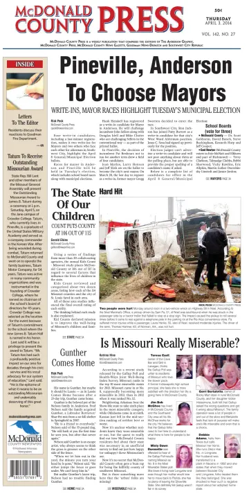 McDonald County Press - 3 Apr 2014