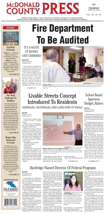 McDonald County Press - 26 Jun 2014