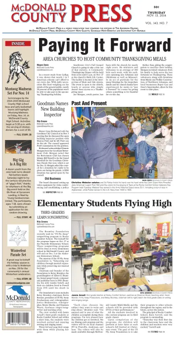 McDonald County Press - 13 Nov 2014