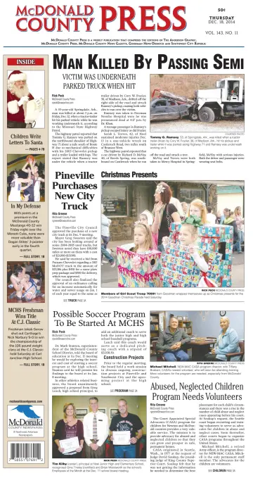 McDonald County Press - 18 Dec 2014