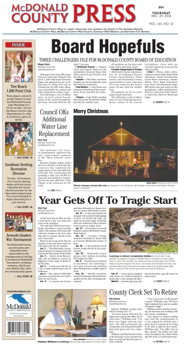 McDonald County Press - 25 Dec 2014
