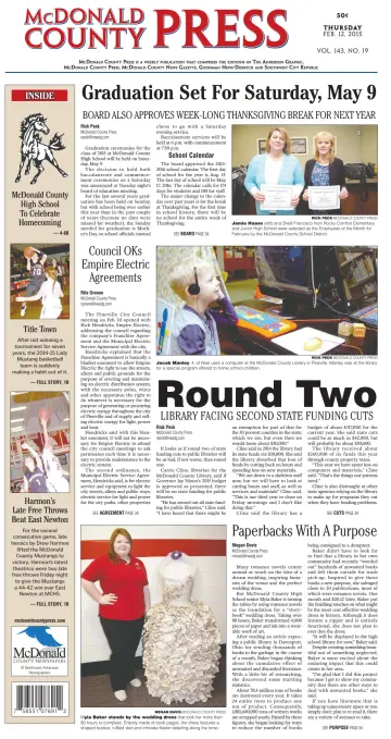 McDonald County Press - 12 Feb 2015
