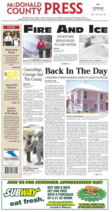 McDonald County Press - 19 Feb 2015