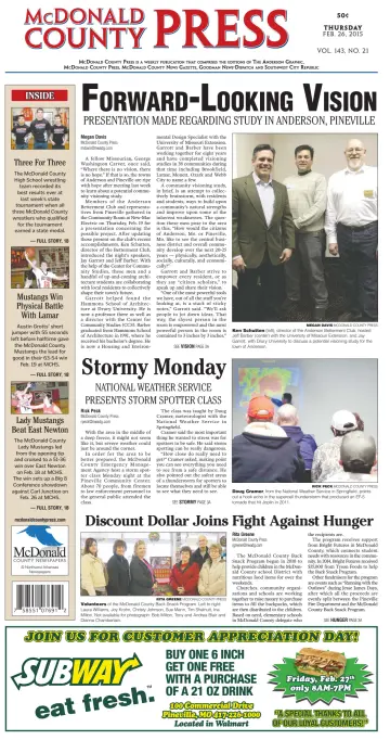 McDonald County Press - 26 Feb 2015
