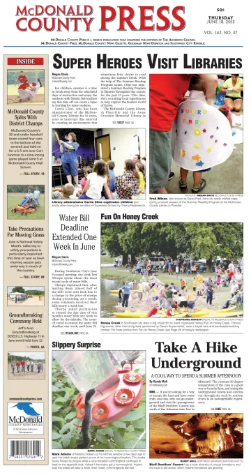 McDonald County Press - 18 Jun 2015