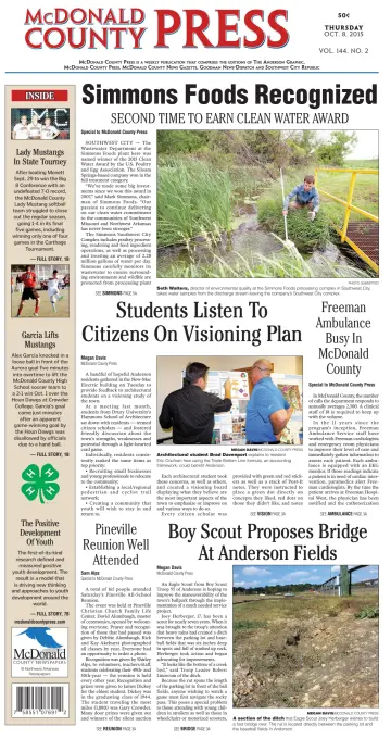 McDonald County Press - 8 Oct 2015