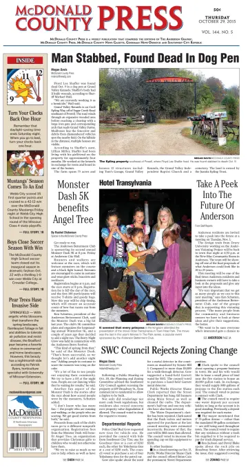 McDonald County Press - 29 Oct 2015