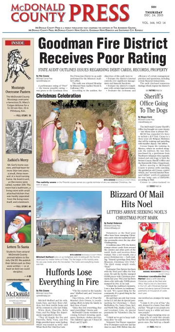 McDonald County Press - 24 Dec 2015