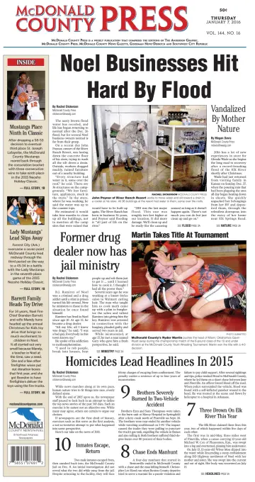 McDonald County Press - 7 Jan 2016
