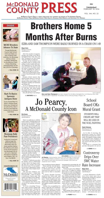 McDonald County Press - 18 Feb 2016