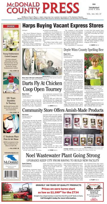 McDonald County Press - 9 Jun 2016