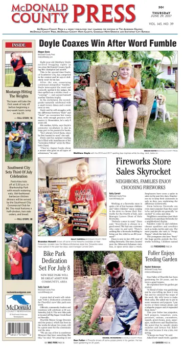 McDonald County Press - 29 Jun 2017