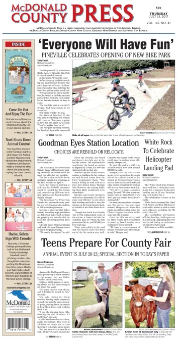 McDonald County Press - 13 Jul 2017
