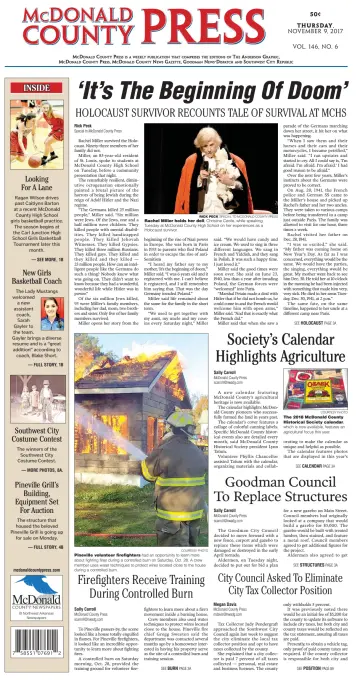 McDonald County Press - 9 Nov 2017