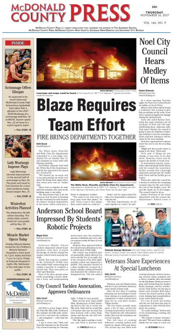 McDonald County Press - 16 Nov 2017
