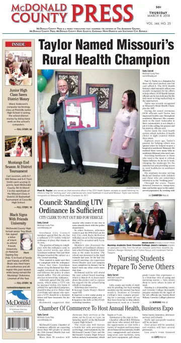 McDonald County Press - 8 Mar 2018
