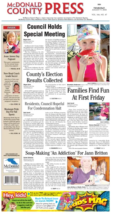 McDonald County Press - 9 Aug 2018