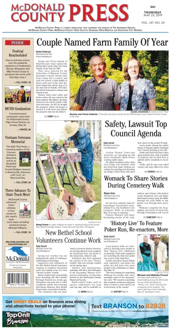 McDonald County Press - 23 May 2019